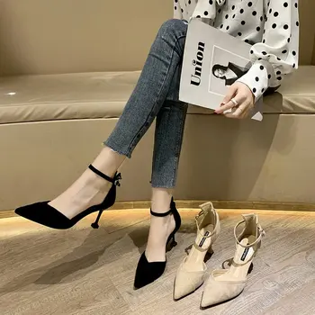 2020 summer new wild shallow mouth pointed sexy temperament sandals female fashion single line baotou fine heel shoes women
2020 summer new wild shallow mouth pointed sexy temperament sandals female fashion single line baotou fine heel shoes women