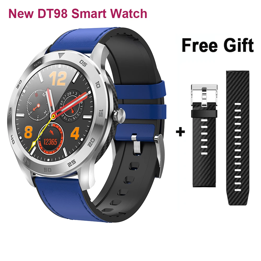 2019 DT98 Smart Watch IP68 Waterproof Women Men Smartwatch Heart Rate Pedometer Call Message Reminder Smart Activity Tracker 
2019 DT98 Smart Watch IP68 Waterproof Women Men Smartwatch Heart Rate Pedometer Call Message Reminder Smart Activity Tracker