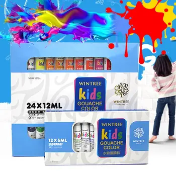 Gouache Paint Set 24 Vibrant Colors in Tubes Easy Convenient to Mix with Great Results
Gouache Paint Set 24 Vibrant Colors in Tubes Easy Convenient to Mix with Great Results