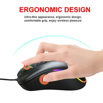 Hole Design RGB LED Wired Mouse 6 Keys Electronic Programmable Lighting Computer Mouse for Professional Use (Black)
Hole Design RGB LED Wired Mouse 6 Keys Electronic Programmable Lighting Computer Mouse for Professional Use (Black)