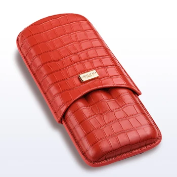 JIFENG Unique Cigar Smoking Gadget Travel Cigar Genuine Leather Case 3 Tubes Holder Cigar Humidor Cigarette Case W/Gift Box 
JIFENG Unique Cigar Smoking Gadget Travel Cigar Genuine Leather Case 3 Tubes Holder Cigar Humidor Cigarette Case W/Gift Box