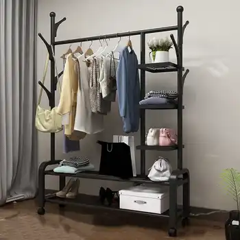Removeble Clothes Rack Hanger Indoor Floor Coat Rack Bedroom Clothes Shelf Balcony Laundry Rack Living Room Simple Clothes Rail
Removeble Clothes Rack Hanger Indoor Floor Coat Rack Bedroom Clothes Shelf Balcony Laundry Rack Living Room Simple Clothes Rail