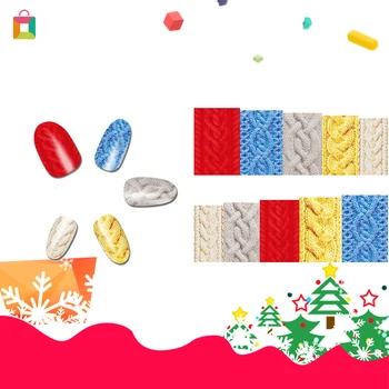 BeautyBigBang Creative Sweater Cloth Nail Stickers DIY Water Transfer Nail Art Decoration Decals
BeautyBigBang Creative Sweater Cloth Nail Stickers DIY Water Transfer Nail Art Decoration Decals