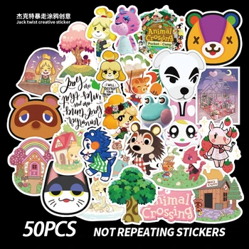 50PCS Cartoon Animal Crossing: New Horizons Stickers For Laptop Moto Skateboard Luggage Refrigerator Notebook Laptop Toy Sticker
50PCS Cartoon Animal Crossing: New Horizons Stickers For Laptop Moto Skateboard Luggage Refrigerator Notebook Laptop Toy Sticker