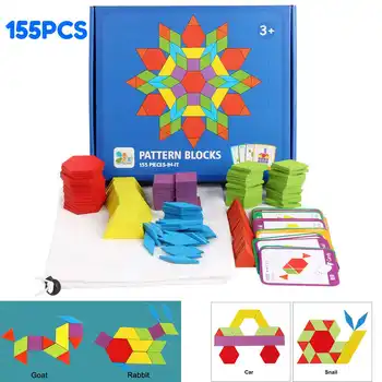 LBLA 155Pcs Learning Education Jigsaw Puzzle Toys Geometric Shape Jigsaw Game 3D Puzzles Tetris Set Children Birthday Gift 
LBLA 155Pcs Learning Education Jigsaw Puzzle Toys Geometric Shape Jigsaw Game 3D Puzzles Tetris Set Children Birthday Gift
