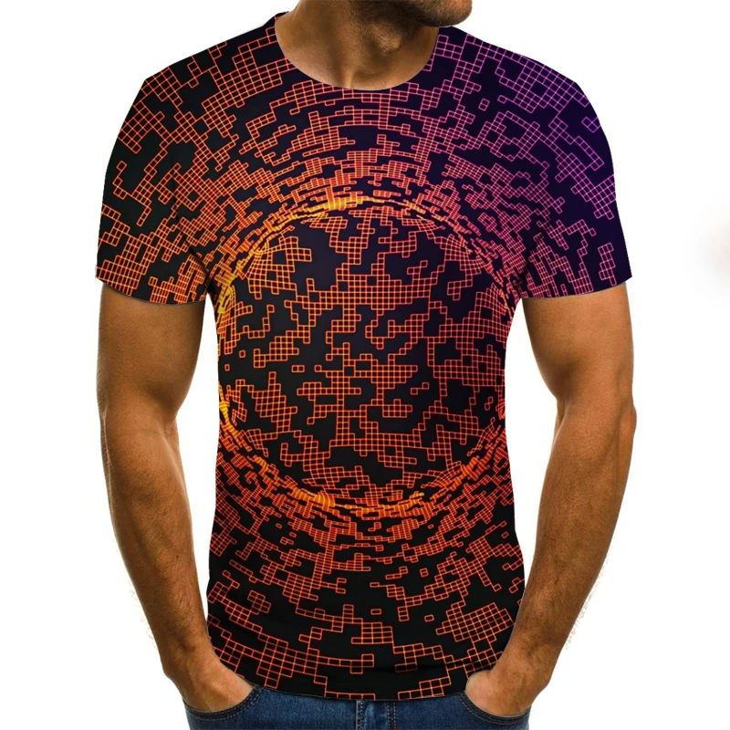 Large Size Men T-Shirt 2019 Summer Geometric Circle 3D Printed Top Tees Fashion O--Neck Short Sleeve Casual Loose Men Shirts
Large Size Men T-Shirt 2019 Summer Geometric Circle 3D Printed Top Tees Fashion O--Neck Short Sleeve Casual Loose Men Shirts