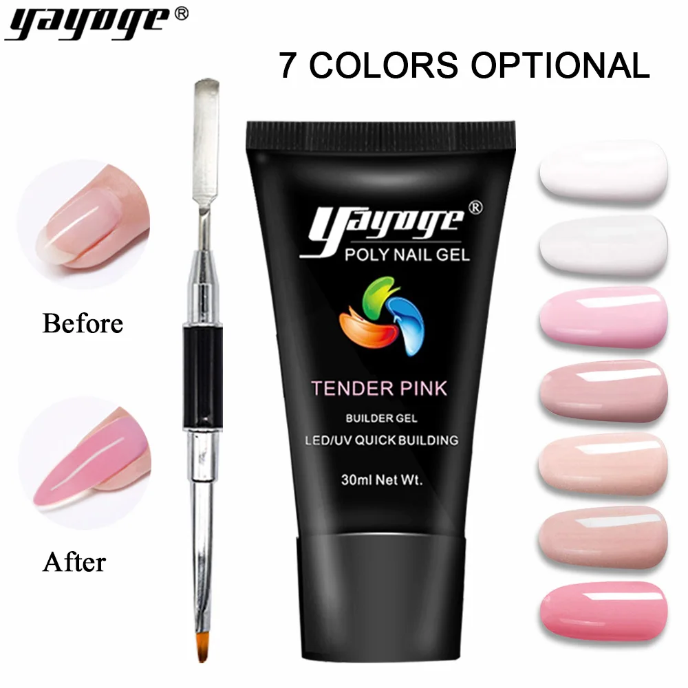 Yayoge Poly Gel Varnish Set UV Gel Nail Polish Quick Building Hard Jelly Gel Design Tips For Nails Extensions US SHIPPING
Yayoge Poly Gel Varnish Set UV Gel Nail Polish Quick Building Hard Jelly Gel Design Tips For Nails Extensions US SHIPPING