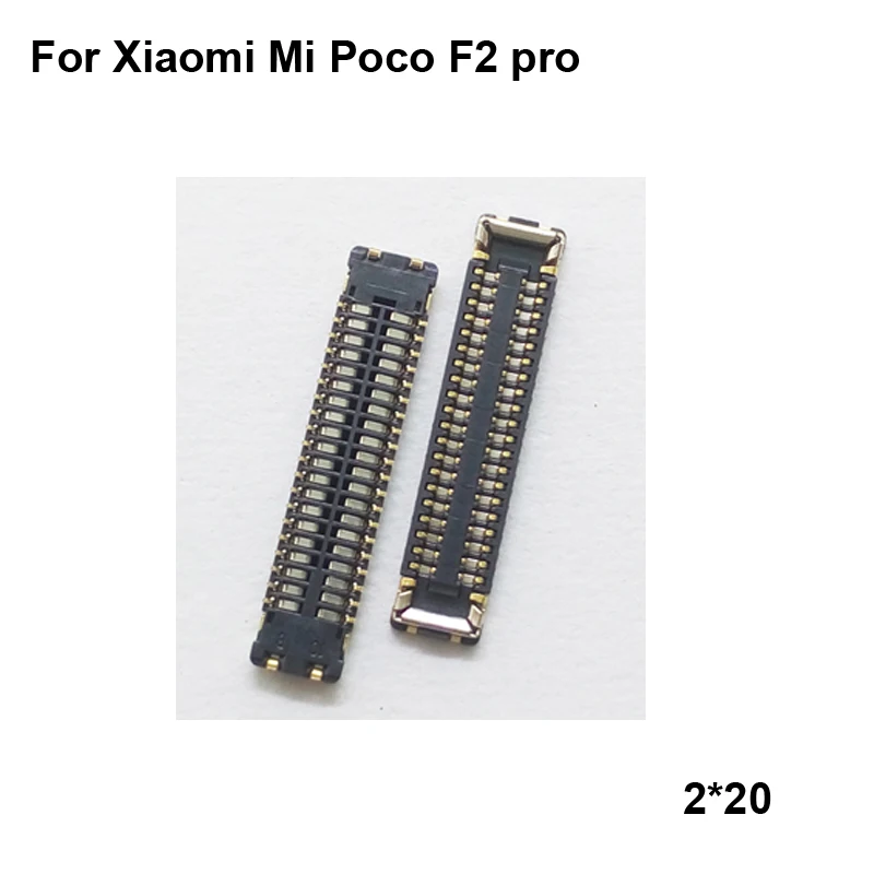 2pcs FPC connector For Xiaomi Mi Poco F2 pro LCD display screen on Flex cable on mainboard motherboard For Xiao Mi Poco F 2 pro
2pcs FPC connector For Xiaomi Mi Poco F2 pro LCD display screen on Flex cable on mainboard motherboard For Xiao Mi Poco F 2 pro
