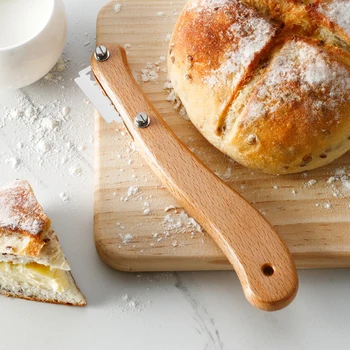 Bread Lame Tools Bakery Scraper Bread Knife/Slicer/Cutter Dough Breads Scoring Lame with Blades and Cover
Bread Lame Tools Bakery Scraper Bread Knife/Slicer/Cutter Dough Breads Scoring Lame with Blades and Cover