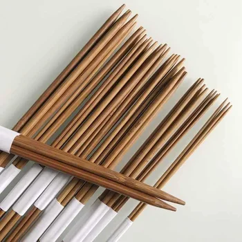Weave Tool Bamboo Needle Carbonized Double Head Needle Straight Needle for Knitting Sweater Knit Set 11*4pcs/set 25cm
Weave Tool Bamboo Needle Carbonized Double Head Needle Straight Needle for Knitting Sweater Knit Set 11*4pcs/set 25cm