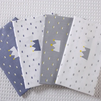 Cartoon crown 100% cotton 1.6m wide twill printed fabric handmade clothes bedclothes decorative cotton fabric
Cartoon crown 100% cotton 1.6m wide twill printed fabric handmade clothes bedclothes decorative cotton fabric
