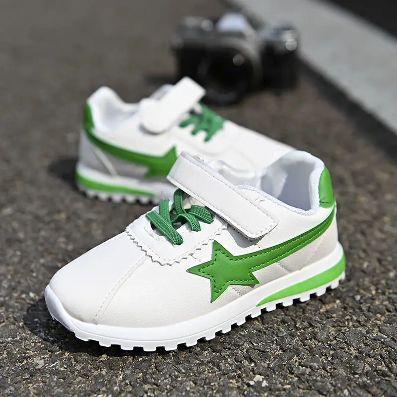 Kids Shoes New Fashion Spring Summer Boys Girls White Pu Leather Sprots Running Train Tennis Rubber Sneakers Toddler Casual Shoe
Kids Shoes New Fashion Spring Summer Boys Girls White Pu Leather Sprots Running Train Tennis Rubber Sneakers Toddler Casual Shoe