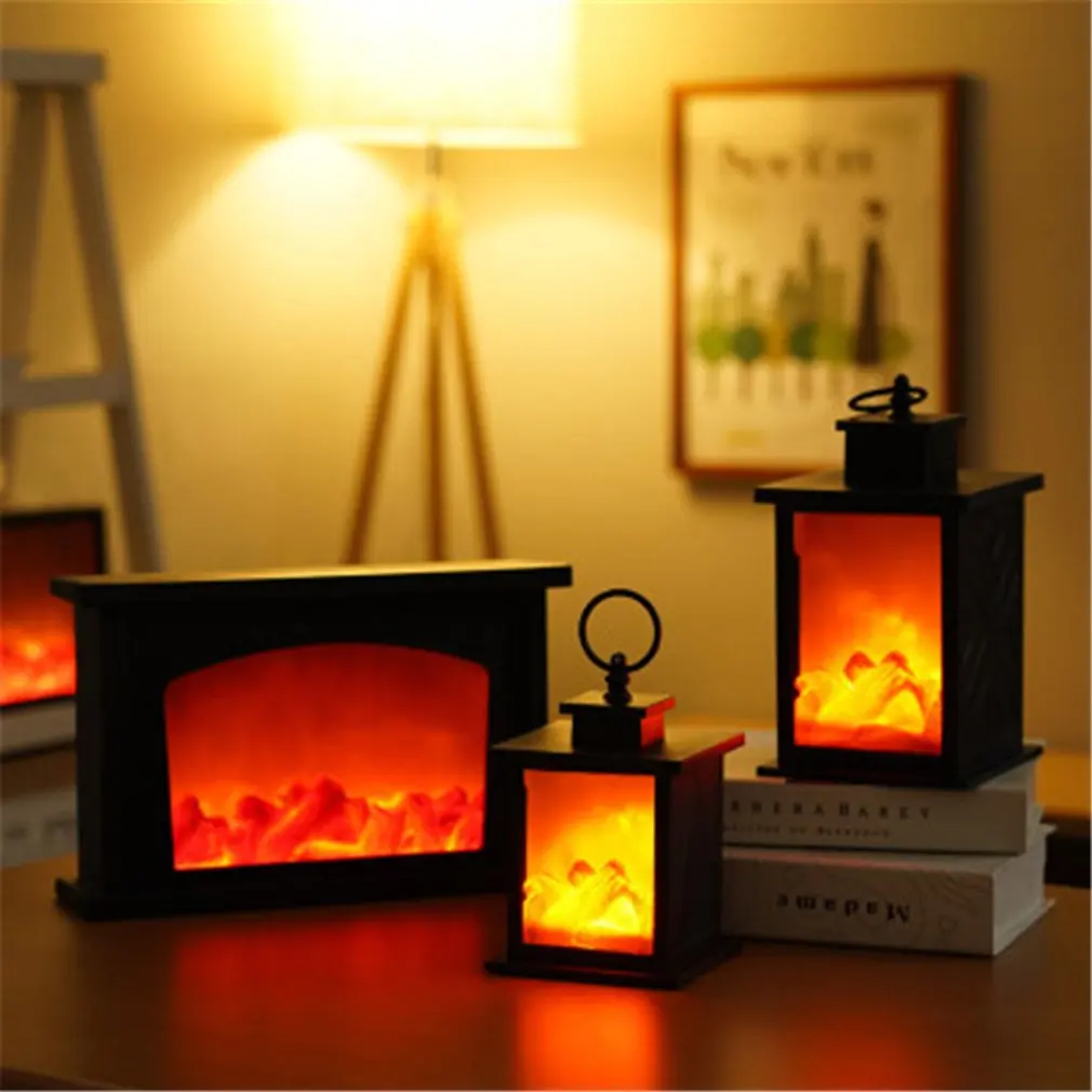 LED Fireplace Lamp Night Light Decorative Lantern Lighting Realistic Moving Flameing Effect Fire Flame Light For Indoor Decor
LED Fireplace Lamp Night Light Decorative Lantern Lighting Realistic Moving Flameing Effect Fire Flame Light For Indoor Decor