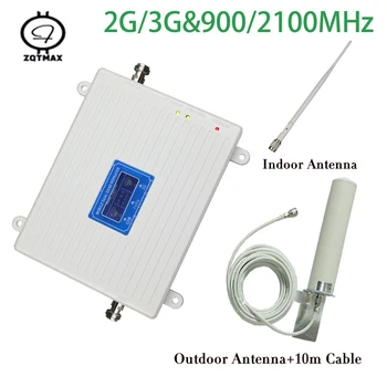 ZQTMAX GSM repeater 900 2100 dual band signal booster WCDMA 2100MHz GSM 900mhz 2g 3g cell phone signal amplifier + antenna sets
ZQTMAX GSM repeater 900 2100 dual band signal booster WCDMA 2100MHz GSM 900mhz 2g 3g cell phone signal amplifier + antenna sets