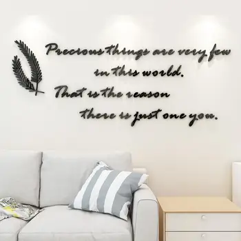 Quotes Wall Decals 3D Letter Wall Decals For Sofa Background Removable Decals For Wall Decor Bedroom Decorative Stickers Art
Quotes Wall Decals 3D Letter Wall Decals For Sofa Background Removable Decals For Wall Decor Bedroom Decorative Stickers Art
