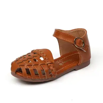 Girls Sandals Kids Shoes Princess Sweet Toe-capped Anti-kick Beach Sandals For Toddlers Big Children's Soft Summer Shoes 21-35 
Girls Sandals Kids Shoes Princess Sweet Toe-capped Anti-kick Beach Sandals For Toddlers Big Children's Soft Summer Shoes 21-35