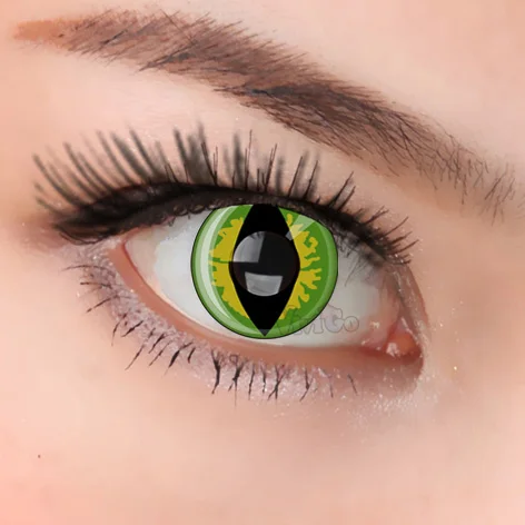 Wild Animal Sexy Colored Contact Lenses Color lens for Eyes Colorful Halloween Cosplay Magic Series CL082 GREEN YELLOW DRAGON
Wild Animal Sexy Colored Contact Lenses Color lens for Eyes Colorful Halloween Cosplay Magic Series CL082 GREEN YELLOW DRAGON