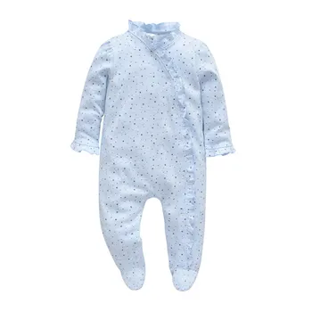 Baby One-Piece Footie Pajamas with Button Front Baby Girl Cotton Sleepwear Outfit 0-12 Months
Baby One-Piece Footie Pajamas with Button Front Baby Girl Cotton Sleepwear Outfit 0-12 Months