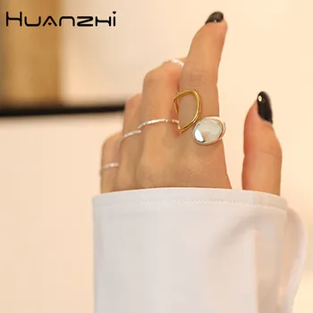 HUANZHI 2020 New Design Hit Colour Geometric Irregularity Water Drop Staggered Open Adjustable Alloy Rings for Women Party
HUANZHI 2020 New Design Hit Colour Geometric Irregularity Water Drop Staggered Open Adjustable Alloy Rings for Women Party