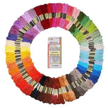 Friendship Bracelet String, Color Embroidery Floss, 124 Color Set of Bracelet String with 16 Needles
Friendship Bracelet String, Color Embroidery Floss, 124 Color Set of Bracelet String with 16 Needles