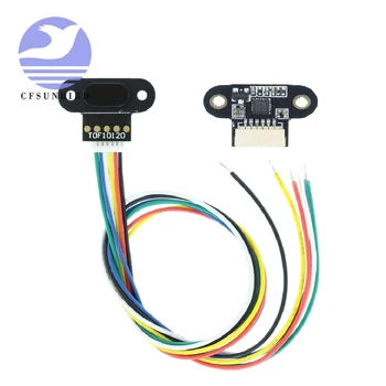 Laser Range Sensor Module TOF10120 10-180cm Distance Sensor RS232 Interface UART I2C IIC Output 3-5V for Arduino With Cable