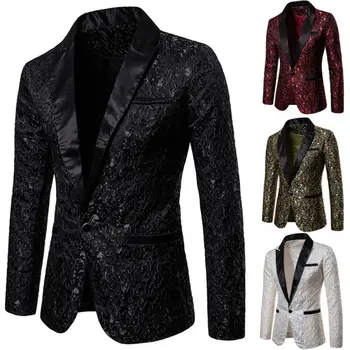 2019 High Quality Men's Stylish Luxury Vintage Paisley Blazer Male Single Button Urbane Smart Casual Blazer Outwear Plus Size
2019 High Quality Men's Stylish Luxury Vintage Paisley Blazer Male Single Button Urbane Smart Casual Blazer Outwear Plus Size