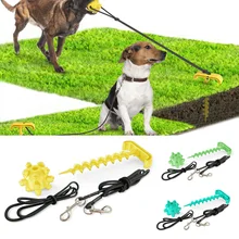 Outdoor Dog Interactive Toy Leashes Set With Fixed Pile Spiral Anti Wrap Pet Ground Stake Accessories Dog Playing Chew Toys
Outdoor Dog Interactive Toy Leashes Set With Fixed Pile Spiral Anti Wrap Pet Ground Stake Accessories Dog Playing Chew Toys