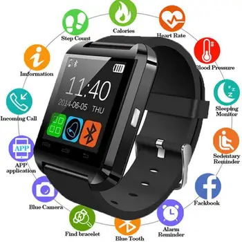 2020 New Stylish U8 Bluetooth Smart Watch For iPhone IOS Android Watches Wear Clock Wearable Device Smartwatch PK Easy to Wear
2020 New Stylish U8 Bluetooth Smart Watch For iPhone IOS Android Watches Wear Clock Wearable Device Smartwatch PK Easy to Wear