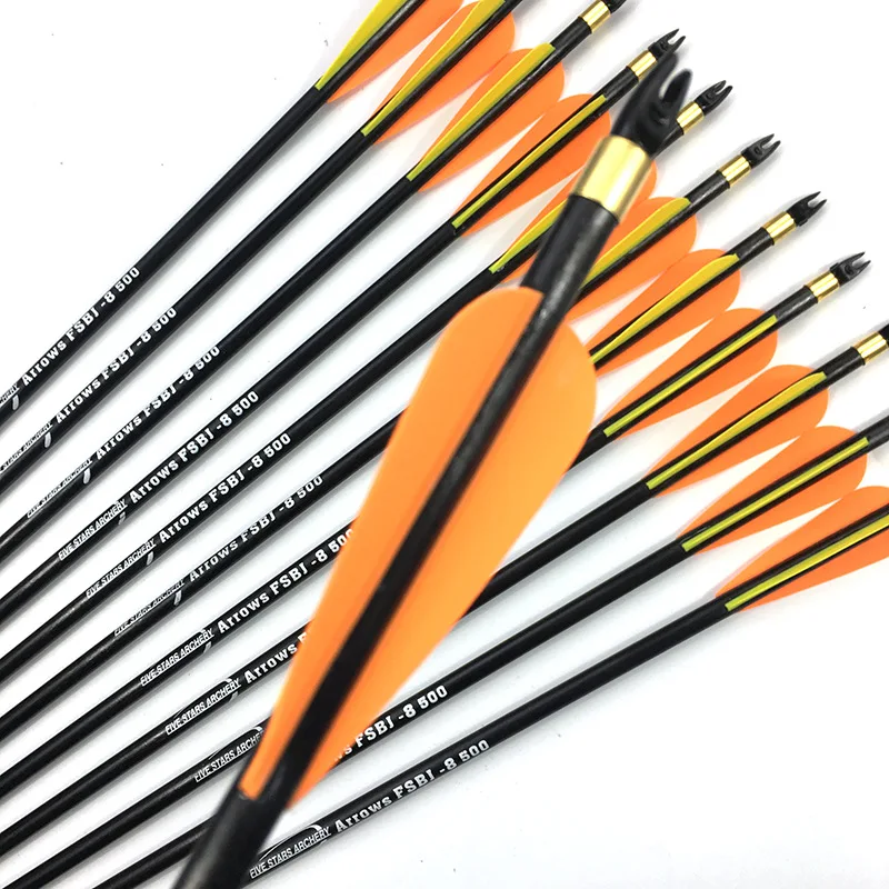 New Bow and Arrow 8mm Glass Fiber Arrow Orange Yellow Feather Contrary Flexure Composite Hunting Traditional Straight Bow
New Bow and Arrow 8mm Glass Fiber Arrow Orange Yellow Feather Contrary Flexure Composite Hunting Traditional Straight Bow