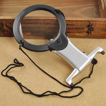 Magnifier Loupe 2X 6X Optical Lens Desktop Magnifying Glass With LED Light Hanging Neck Reading Sewing New Illuminated Magnifier
Magnifier Loupe 2X 6X Optical Lens Desktop Magnifying Glass With LED Light Hanging Neck Reading Sewing New Illuminated Magnifier