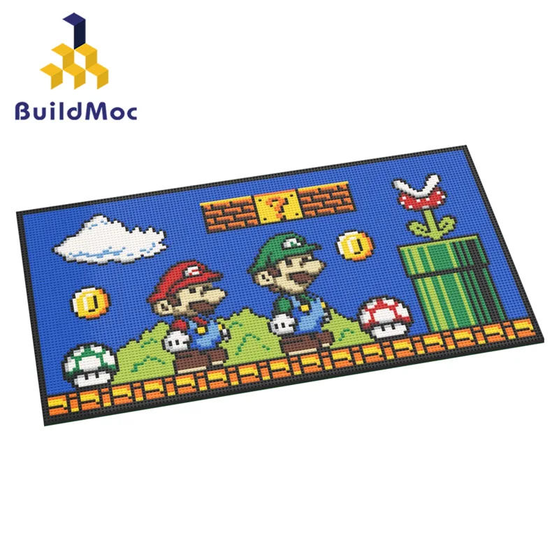 Buildmoc Diy models Super Mario Bros Bros Table Top Blocks Building Bricks Toys 3D Assembly Action Figures educational toy
Buildmoc Diy models Super Mario Bros Bros Table Top Blocks Building Bricks Toys 3D Assembly Action Figures educational toy