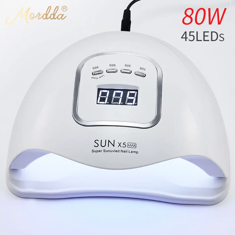 Mrdda Sun X5 MAX гелевая лампа для ногтей 80 Вт ледяная всех гель лаков УФ светодиодный