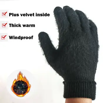 Men Classic Full Finger Gloves Touch Screen Winter Warm Wool Knitted Plain Glove Men Knit Winter Warm Gloves Full Finger Mittens
Men Classic Full Finger Gloves Touch Screen Winter Warm Wool Knitted Plain Glove Men Knit Winter Warm Gloves Full Finger Mittens