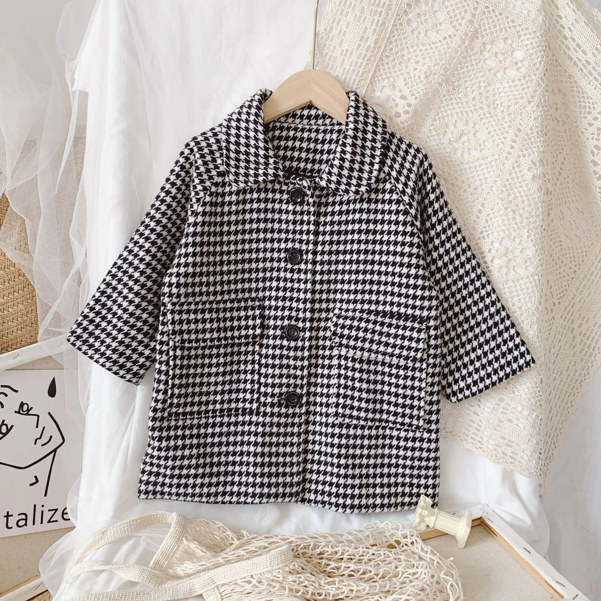 Fashion Girl 2020 Autumn/Winter New Girl Coat Children's Plaid Long-Sleeved Coat 2 3 4 5 6 7 Years Old Girls Clothes
Fashion Girl 2020 Autumn/Winter New Girl Coat Children's Plaid Long-Sleeved Coat 2 3 4 5 6 7 Years Old Girls Clothes
