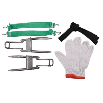 Stainless Steel Tree Climbing Tool Multi Pole Climbing Spikes Hook Non-Slip Climbing Tree Shoes for Hunting Observation
Stainless Steel Tree Climbing Tool Multi Pole Climbing Spikes Hook Non-Slip Climbing Tree Shoes for Hunting Observation