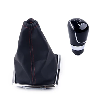 DWCX 5 Speed Gear Shift Knob w/ Dust Boot Gaiter Cover Black PU Leather fit for Ford Focus 2005-2007 2008 2009 2010 2011 2012 
DWCX 5 Speed Gear Shift Knob w/ Dust Boot Gaiter Cover Black PU Leather fit for Ford Focus 2005-2007 2008 2009 2010 2011 2012