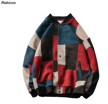 Woolen Plaid Bomber Jacket Men Fashions Hip Hop Streetwear Winter Jacket Men Coat Men Jacket Coat 5XL 2019 Sping New
Woolen Plaid Bomber Jacket Men Fashions Hip Hop Streetwear Winter Jacket Men Coat Men Jacket Coat 5XL 2019 Sping New