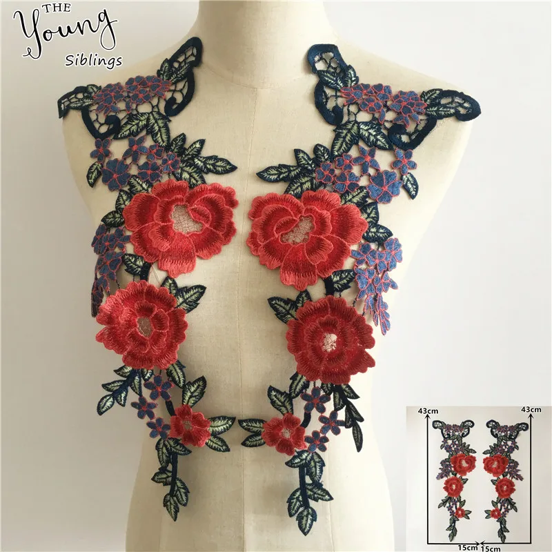 Hot sale Lace Fabric Embroidery Lace Applique Collar DIY Craft Trim Neckline Sewing Clothing Accessories Supplies A pair of sale
Hot sale Lace Fabric Embroidery Lace Applique Collar DIY Craft Trim Neckline Sewing Clothing Accessories Supplies A pair of sale