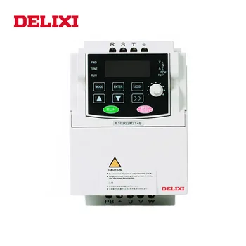 DELIXI AC 380V 2.2KW 3 phase inverter output frequency converter for motor Adjustable Speed 50HZ 60HZ 2200W Inverter drives
DELIXI AC 380V 2.2KW 3 phase inverter output frequency converter for motor Adjustable Speed 50HZ 60HZ 2200W Inverter drives
