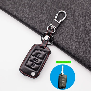 Wear Resistant Leather Car Key Case Cover For Volkswagen VW Golf 7 MK7 Tiguan mk2 for Skoda Octavia 3 A7 Kodiaq 2017 2018 2019 
Wear Resistant Leather Car Key Case Cover For Volkswagen VW Golf 7 MK7 Tiguan mk2 for Skoda Octavia 3 A7 Kodiaq 2017 2018 2019