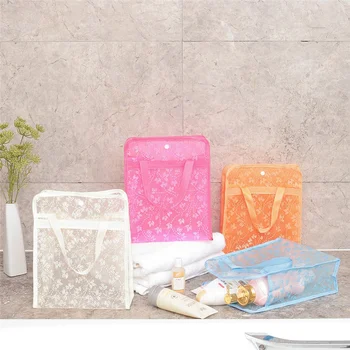 Waterproof PVC Cosmetic Storage Bag Women Transparent Organizer Makeup Bra Underwear Compression Travelling Shampoo Bath Pouch
Waterproof PVC Cosmetic Storage Bag Women Transparent Organizer Makeup Bra Underwear Compression Travelling Shampoo Bath Pouch