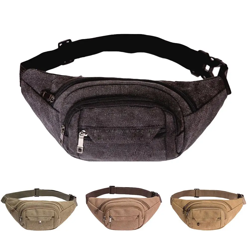Men Big Fanny Pack Outdoor Sports Canvas Waist Pack Multifunction Pockets Solid Color Sling Waist Bag hot sales
Men Big Fanny Pack Outdoor Sports Canvas Waist Pack Multifunction Pockets Solid Color Sling Waist Bag hot sales