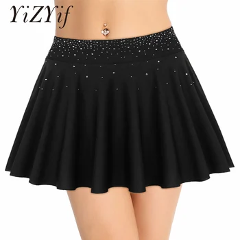 Women Ballet Skirt Gymnastics Dance wear Ice Skating Skirt Shiny Rhinestone High Waist A-line Short Skirt With Built-in Briefs
Women Ballet Skirt Gymnastics Dance wear Ice Skating Skirt Shiny Rhinestone High Waist A-line Short Skirt With Built-in Briefs