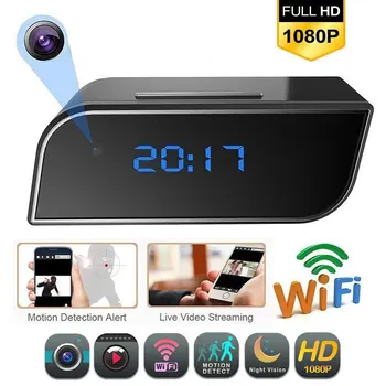 Table Clock With Mini Camera 1080P HD Micro Camera Wifi Camera Security Night Vision Motion Detection Securty Clock For Home 
Table Clock With Mini Camera 1080P HD Micro Camera Wifi Camera Security Night Vision Motion Detection Securty Clock For Home