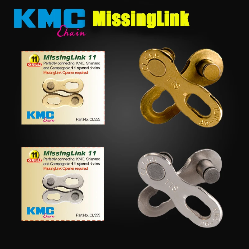 KMC original Bicycle Chain Link Missing Link 6/7/8/9/10/11/12 Speed Bicycle Quick Magic Button For Shimano Gold Silver 1 pair
KMC original Bicycle Chain Link Missing Link 6/7/8/9/10/11/12 Speed Bicycle Quick Magic Button For Shimano Gold Silver 1 pair
