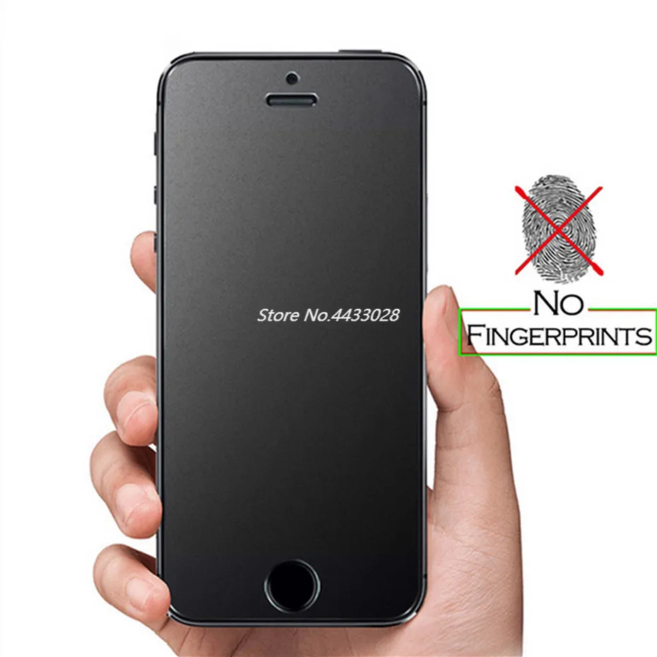 Защитное стекло для Iphone 13 12 X XR XS 11 Pro Max 8 7 Plus 6S 5 закаленное матовое с защитой от