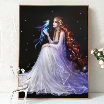 5D DIY Diamond Painting Cartoon Fairy Elf Girl Full Round Diamond Handmade Mosaic Picture Home Decor 
5D DIY Diamond Painting Cartoon Fairy Elf Girl Full Round Diamond Handmade Mosaic Picture Home Decor