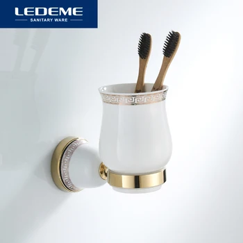 LEDEME Toothbrush Cup & Tumbler Holders For Toothpaste Toothbrush Box Holder Cover Wall Stand Bathroom Accessory L3606G
LEDEME Toothbrush Cup & Tumbler Holders For Toothpaste Toothbrush Box Holder Cover Wall Stand Bathroom Accessory L3606G