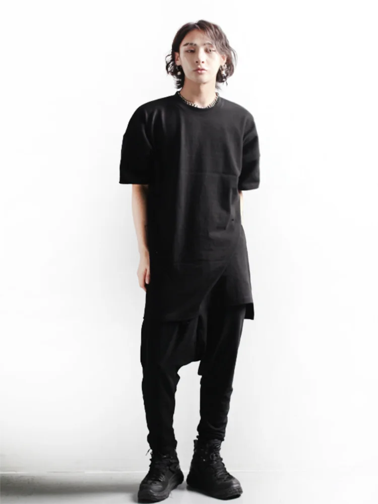 Men's Short Sleeve T Shirt Summer New Pure Color Leisure Long Neutral Youth Japanese Loose Large T Shirt
Men's Short Sleeve T Shirt Summer New Pure Color Leisure Long Neutral Youth Japanese Loose Large T Shirt