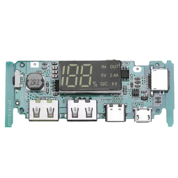 Boost 5V High Pass Qc3.0 Fast Charging Press Board With Digital Power Display Mobile Power Circuit Board
Boost 5V High Pass Qc3.0 Fast Charging Press Board With Digital Power Display Mobile Power Circuit Board